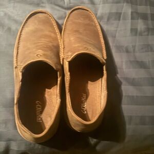 OluKai Tan Casual Slip-Ons